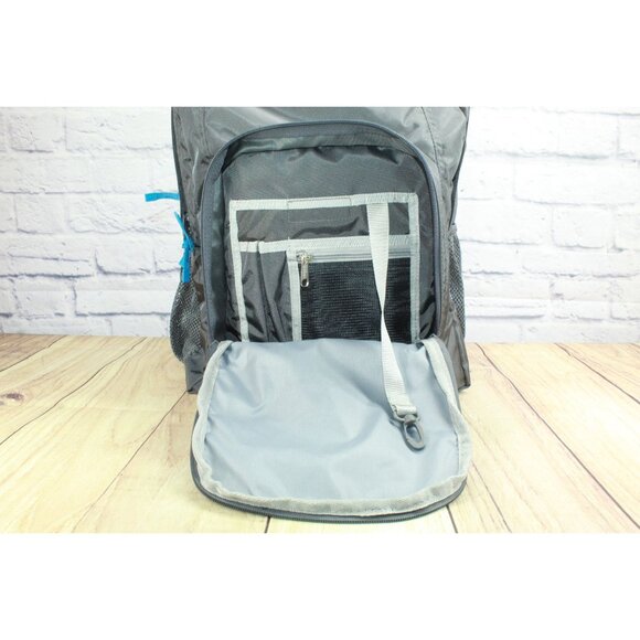 LL Bean Unisex Adult Alloy Gray Weatherproof Deluxe Book Pack 37L Backpack main image 4